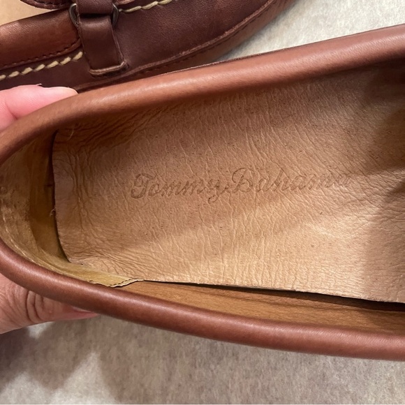 Tommy Bahama Paradise City Brown Leather Slip On Loafers Men’s Size 9.5 main image 4